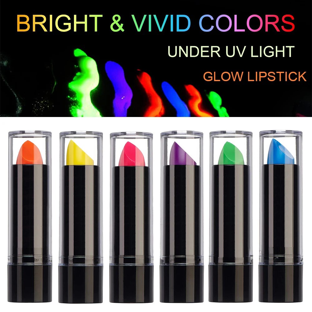 Neon Glow Lipstick & Body Glow Paint
