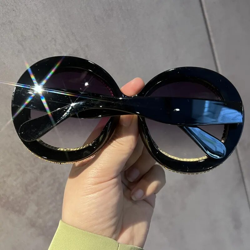 Sunglasses Women 2022 Luxury Designer Steampunk Oversized Female Sunglasses Festival Accessorie oculos de sol feminino